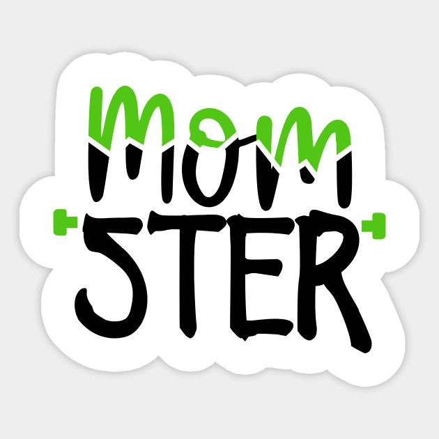 Momster Sticker by Coral Graphics